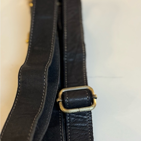 🖤 NWOT LUSHER BLACK LEATHER QUEST BACKPACK PURSE! - Picture 13 of 16